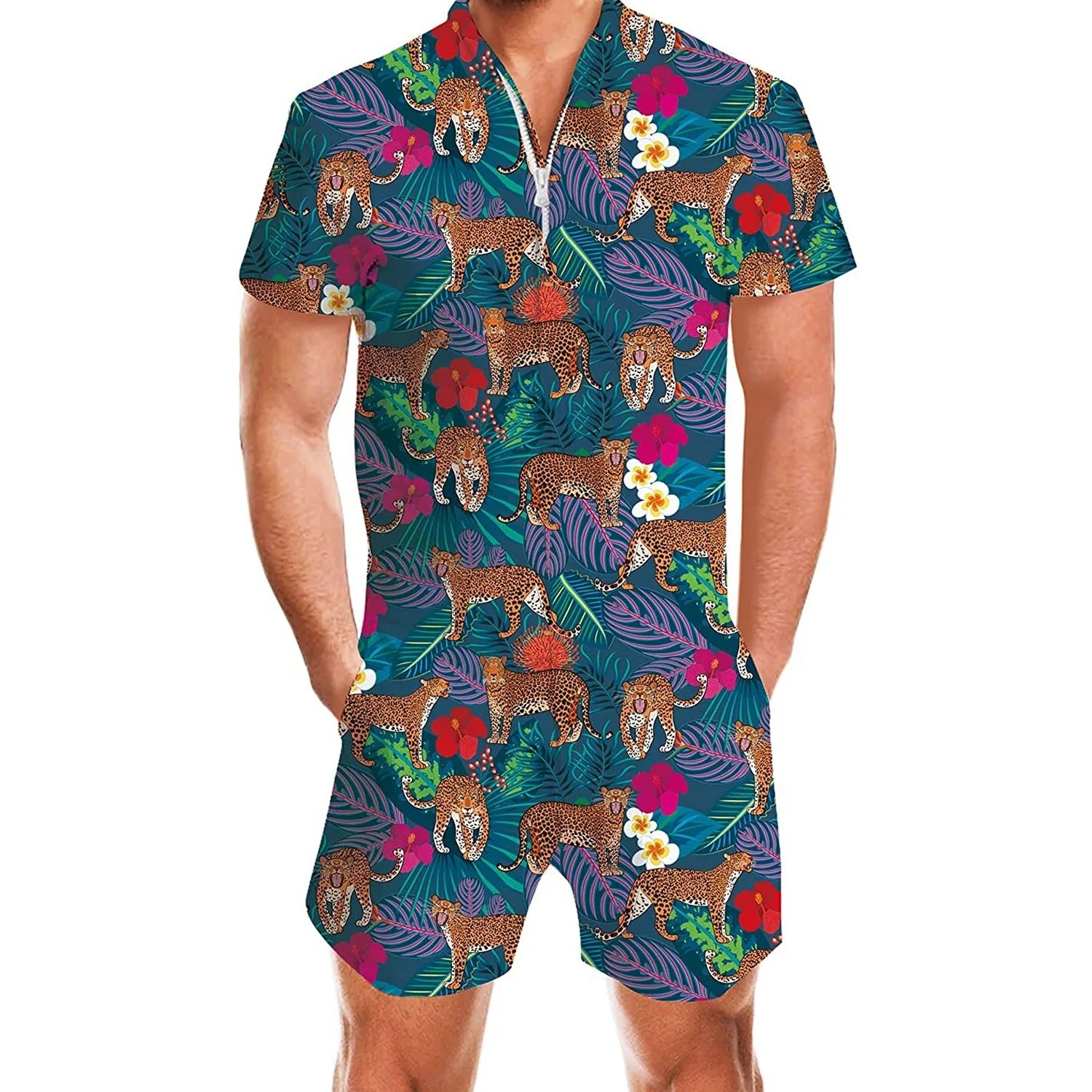 Shorts Hawaiian Shirt and Shorts Set by INSANITY BEAST