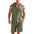 Shorts Sleeveless Shirt Suit for Men by INSANITY BEAST