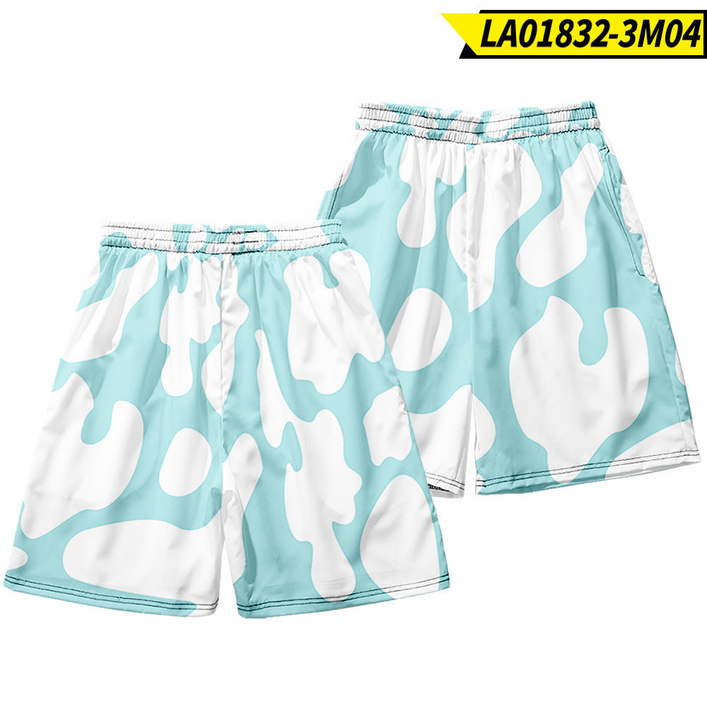 Shorts Trendy Pig Print Beach Shorts for Men by INSANITY BEAST