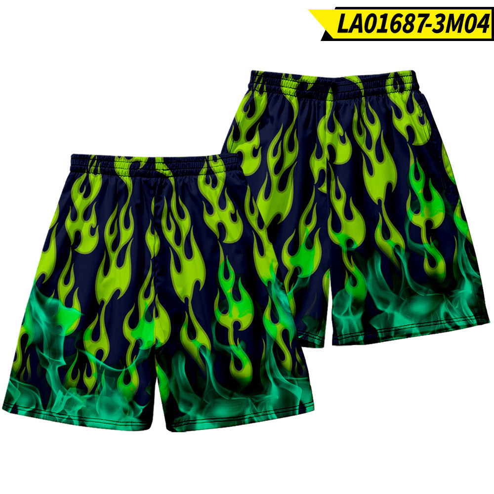 Shorts Trendy Pig Print Beach Shorts for Men by INSANITY BEAST