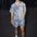 Shorts Summer Denim Shirt Suit by INSANITY BEAST