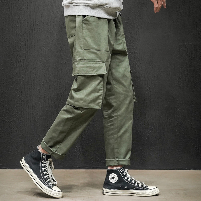 CLOTHES Straight Cargo Pants Men's Trousers by INSANITY BEAST