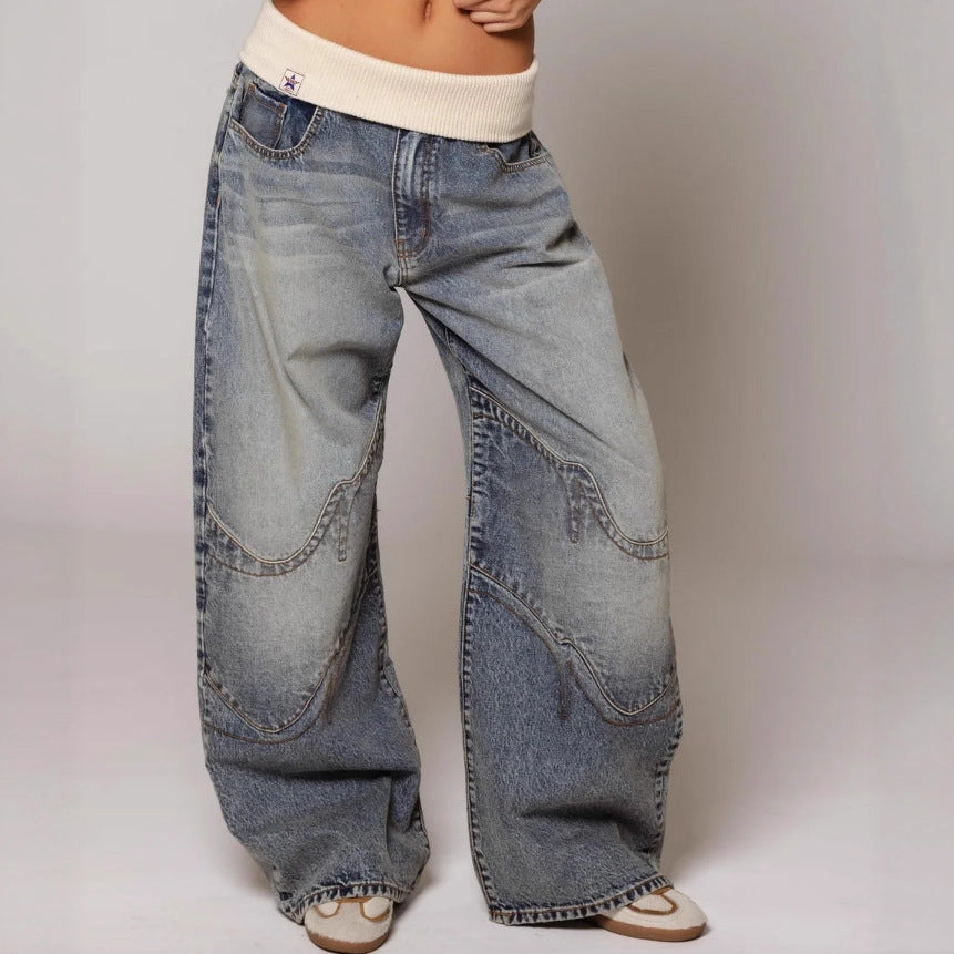 Shorts Loose Straight Leg Casual Pants Women's Style