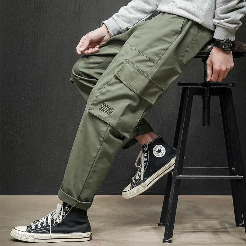 CLOTHES Straight Cargo Pants Men's Trousers by INSANITY BEAST