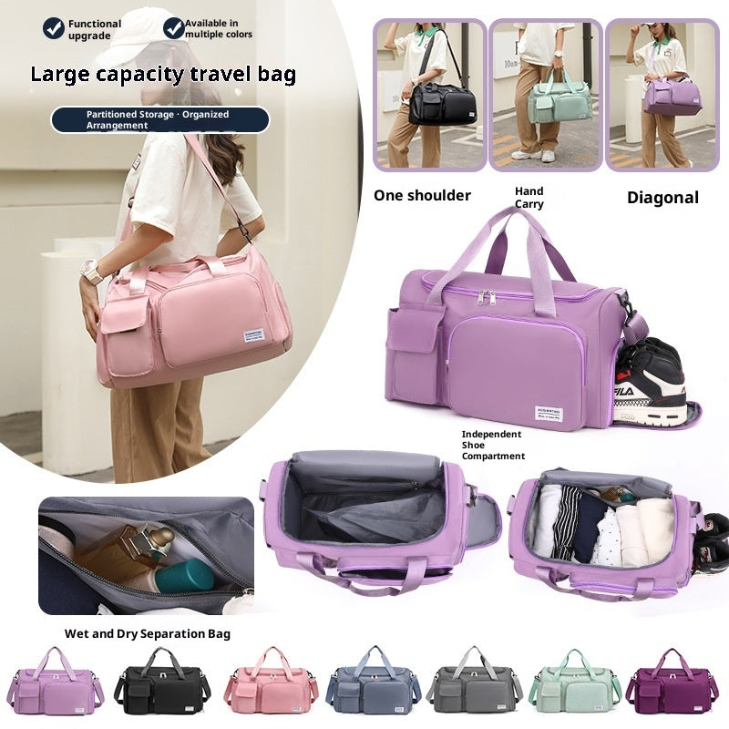 Duffle Bags Travel Sports Gym Dry Wet Separation Backpack