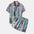 Shorts Hawaiian Shirt Suit for Men by INSANITY BEAST